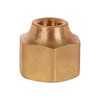 Everflow 5/8" x 1/2" Reducing Short Nut for Flare Pipe Fittings; Forged Brass F41FSR-5812